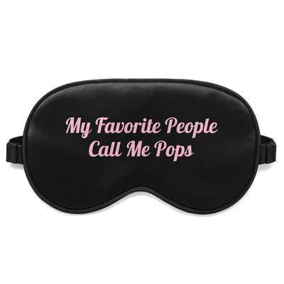 My Favorite People Sleep Mask: Pops Love Vintage Design