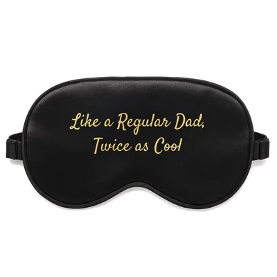 Twice as Cool Dad Sleep Mask for Dads with Two Kids