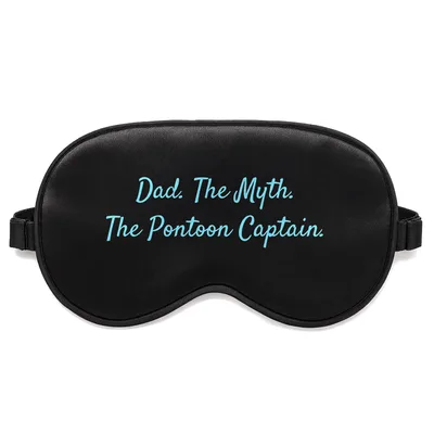 Pontoon Captain Dad Sleep Mask - Waterway Legend