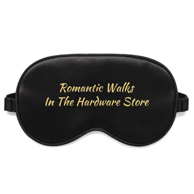 Hardware Store Lover Sleep Mask: Romantic Walks Design