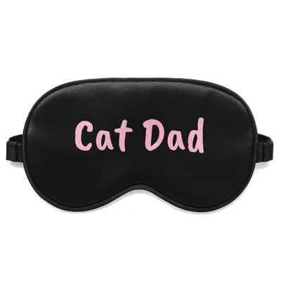 Cat Lover Dad Sleep Mask for Feline Enthusiasts