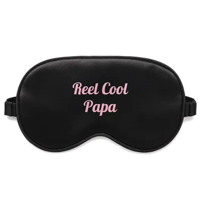 Fishing Dad Sleep Mask: Reel Cool Papa Design for Grandfathers