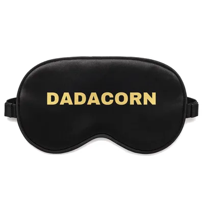 Dadacorn Dad Sleep Mask: Bold Text Design for Funny Fathers