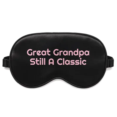 Classic Great Grandpa Sleep Mask: Vintage Style Design for Family