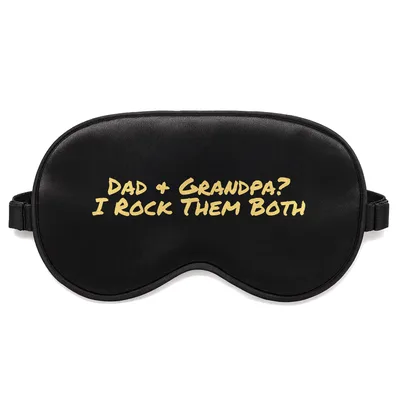 dad Grandpa I Rock Sleep Mask for Dual Role Dads