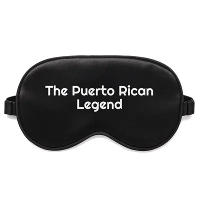 Puerto Rican Legend Sleep Mask - Bold Text Design for Dads