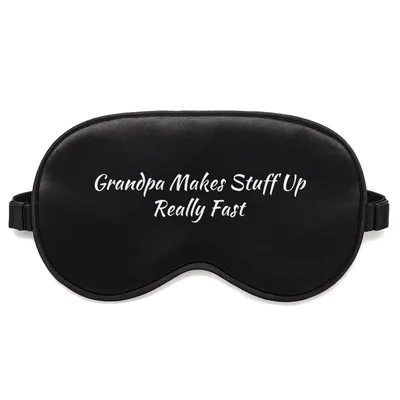 Grandpa Makes Stuff Up Sleep Mask for Storytellers