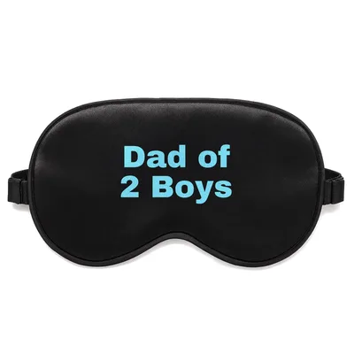 Dad of Two Sons Sleep Mask: Bold Text Design for Dads