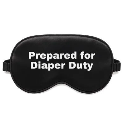 New Dad Diaper Duty Sleep Mask for New Fathers
