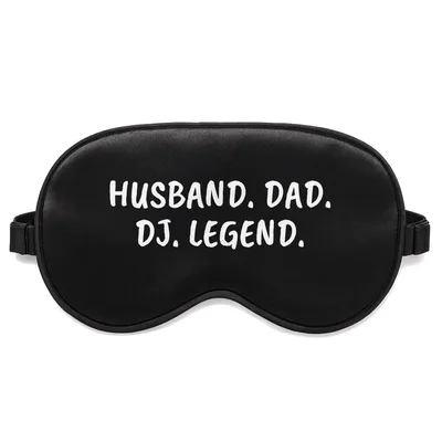 DJ Dad Sleep Mask: Husband Dad DJ Legend Print