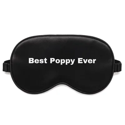 Best Poppy Sleep Mask: Retro Grandpa American Flag Design