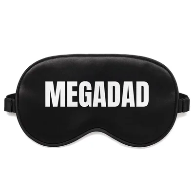 Mega Dad Sleep Mask: Bold MEGADAD Text Design for Rocking Fathers