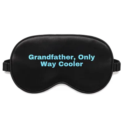 Grandfather Way Cooler Sleep Mask: Cool Grandpa Design