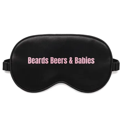 Dad Beards Beers Sleep Mask for the Man Who Has It All