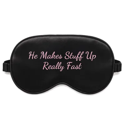 Tall Tales Grandpa Sleep Mask - He Makes Stuff Up Really Fast Design