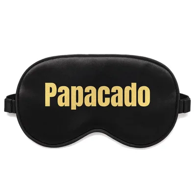 Avocado Dad Sleep Mask Papacado pun design for humor lovers