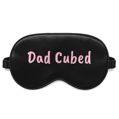 Dad Cubed Sleep Mask: A Math Joke for Father of Three