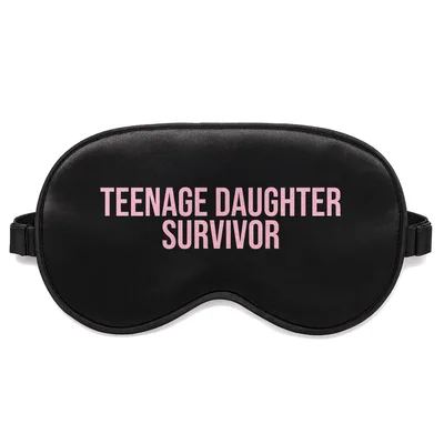 Teenage Daughter Survivor Sleep Mask for Dad Humor
