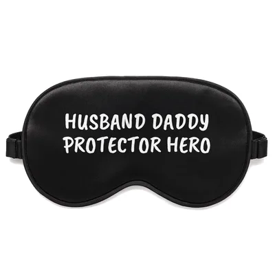 Husband Daddy Hero Sleep Mask: Camo Flag Dad Design