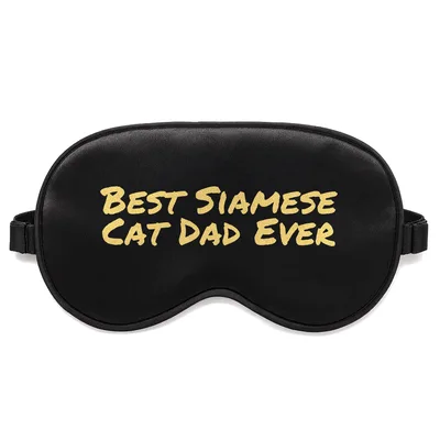 Siamese Cat Dad Sleep Mask: Best Siamese Cat Dad Ever Design