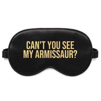 Broken Arm Dinosaur Sleep Mask: Can't You See My Armissaur
