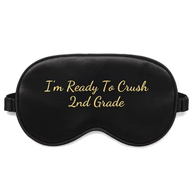 Second Grade Student Sleep Mask for Back to School Humor