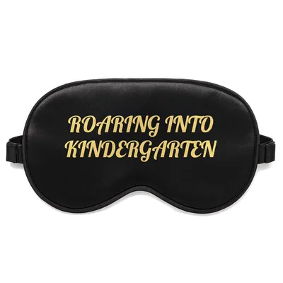 Roaring into Kindergarten Sleep Mask for Dinosaur Lovers