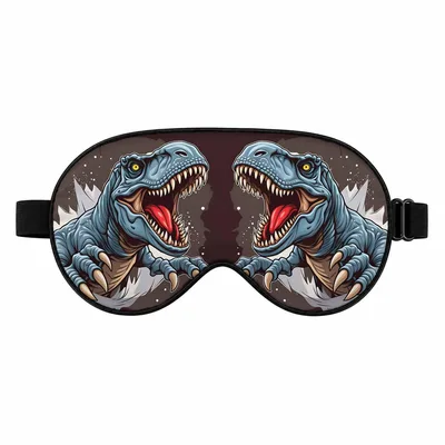 T Rex Sleep Mask: Roaring Dinosaur Design for Fossil Fans