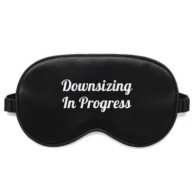 Weight Loss Journey Sleep Mask: Downsizing In Progress Design