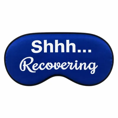 Shhh Recovering Sleep Mask for Quiet Post-Surgery Rest