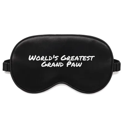Dog Grandpa Sleep Mask: World's Greatest Grand Paw Design