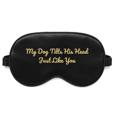 Dog Head Tilt Sleep Mask for Pet Lovers