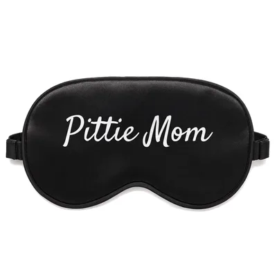 Pittie Mom Sleep Mask for American Pitbull Lovers