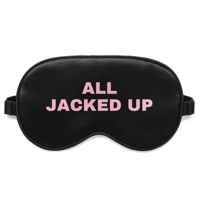 Jack Russell Dog Lover Sleep Mask - All Jacked Up Design