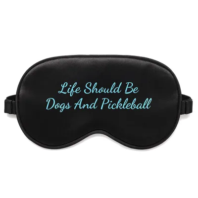 Dog Lover Pickleball Sleep Mask for Court and Canine Fans