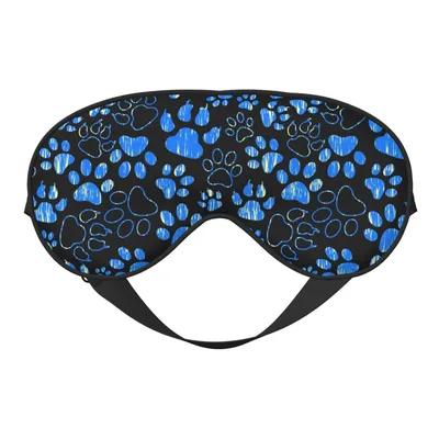 Blue Dog Paw Sleep Mask for Dog Lovers Everywhere