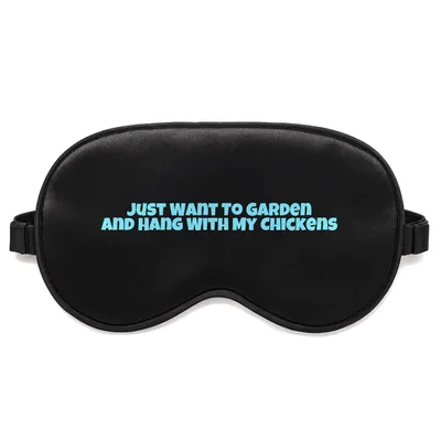 Chicken Lover Gardener Sleep Mask for Backyard Flock Keepers