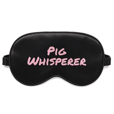 Pig Whisperer Sleep Mask for Farm Lovers and Animal Enthusiasts