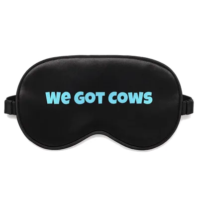 Farm Life Sleep Mask: We Got Cows Tornado Chaser Design