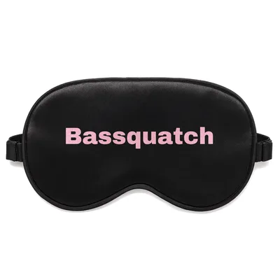 Bass Fishing Bigfoot Sleep Mask: Bassquatch Design for Anglers