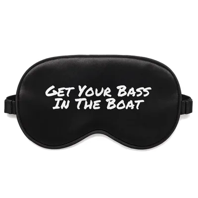 Bass Fishing Sleep Mask: Get Your Bass in the Boat Design