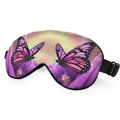 Purple Butterfly Sleep Mask for Quiet Moments and Calm Mornings