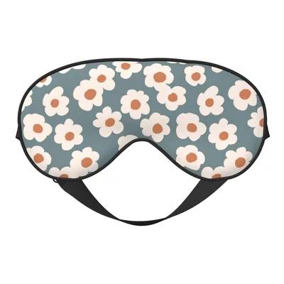 Boho Floral Sleep Mask for Cozy Nights and Quiet Days