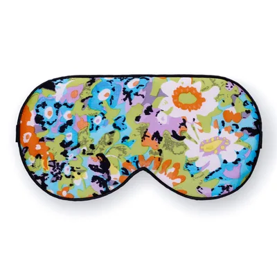 Colorful Floral Pattern Sleep Mask for Bright Rest