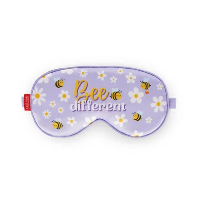 Bee Daisy Flowers Sleep Mask: Bee Different Design
