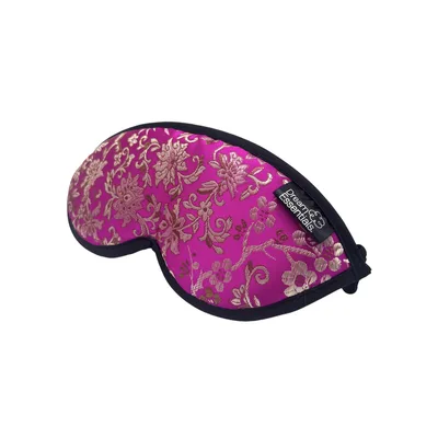 Pink Floral Brocade Sleep Mask