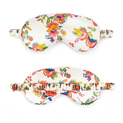 Vintage Floral Print Sleep Mask for Botanical Lovers