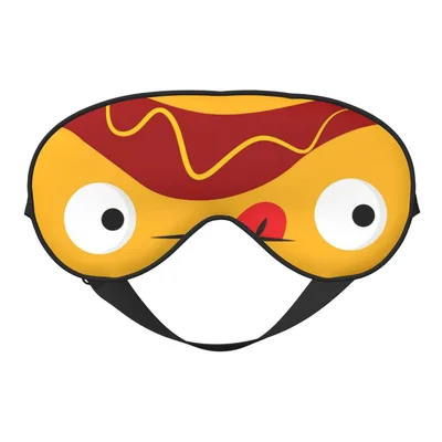 Hotdog Eyes Sleep Mask for a Playful Night