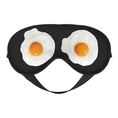 Fried Eggs Breakfast Sleep Mask for Foodie Naps