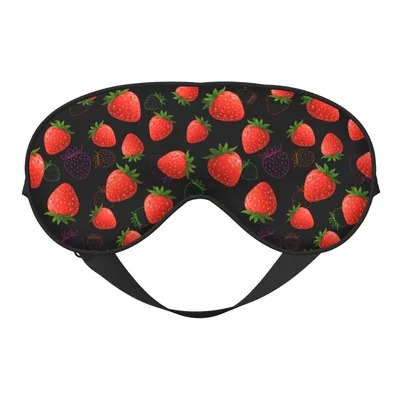 Strawberry Fruit Pattern Sleep Mask for Berry Lovers
